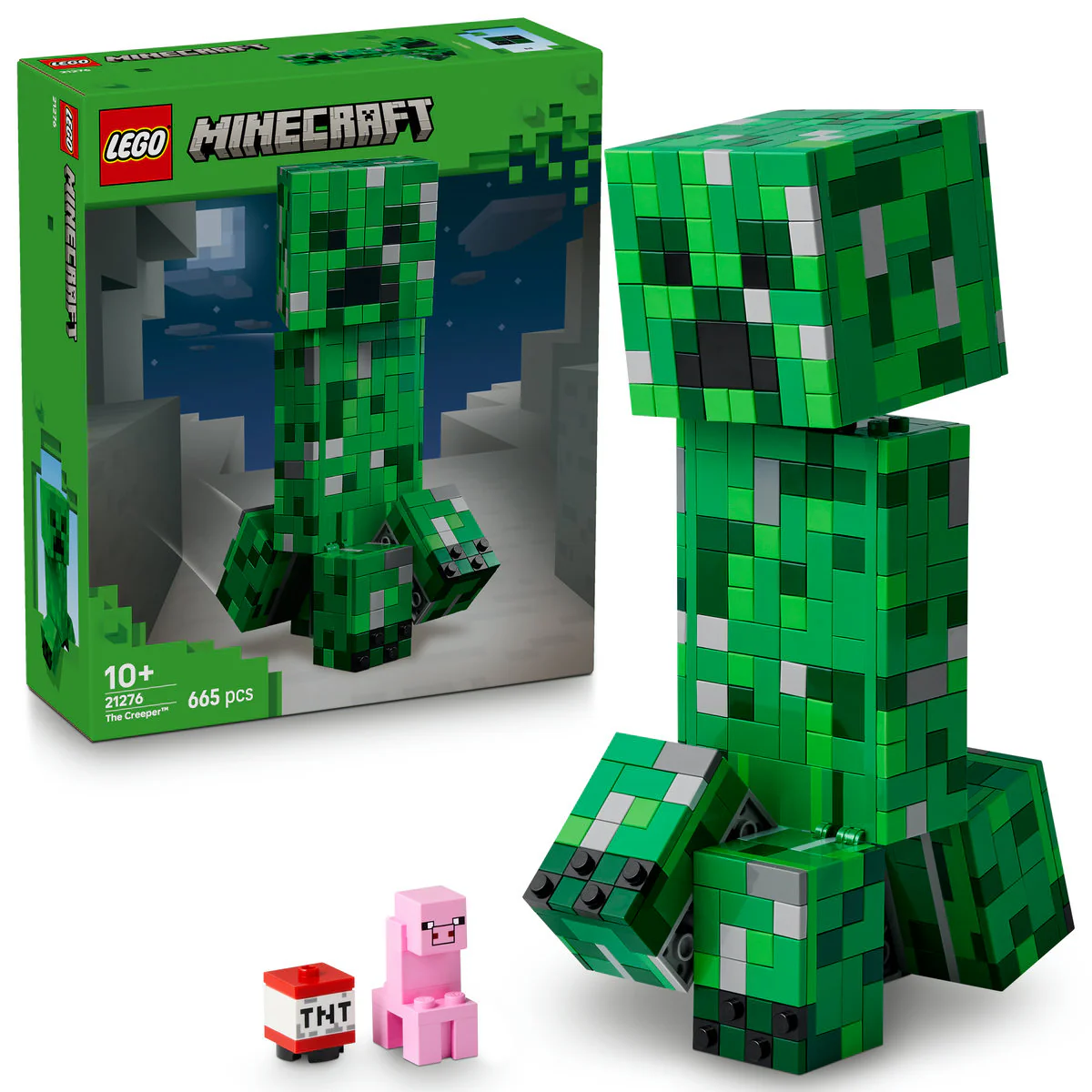 LEGO Minecraft The Creeper Gamer Decor and Action Figure Building Toy 21276 - Image 4
