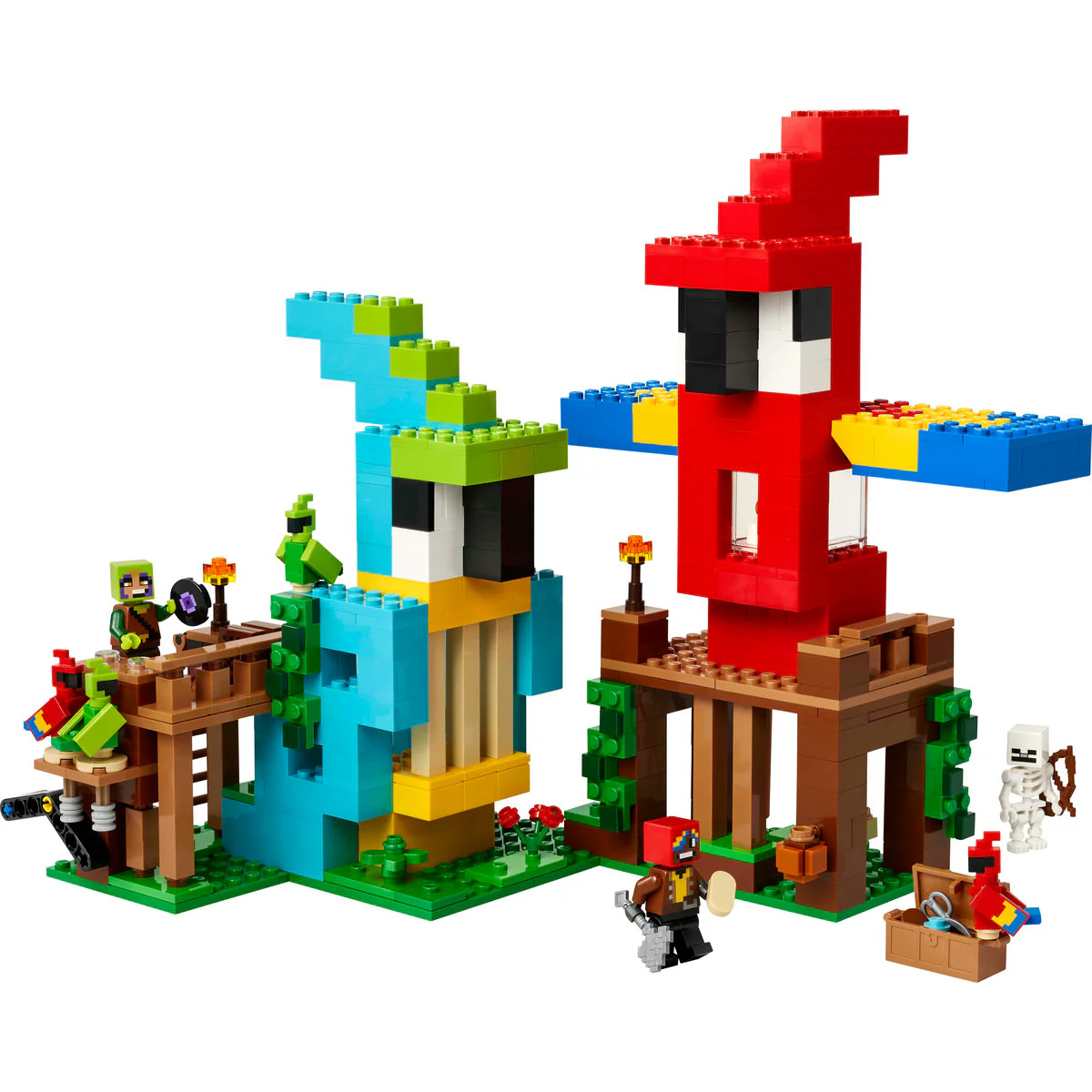 LEGO Minecraft The Parrot Houses Building Toy 21282 - Image 5