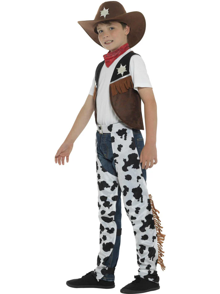 Small Texan Cowboy Brown Costume - Image 2