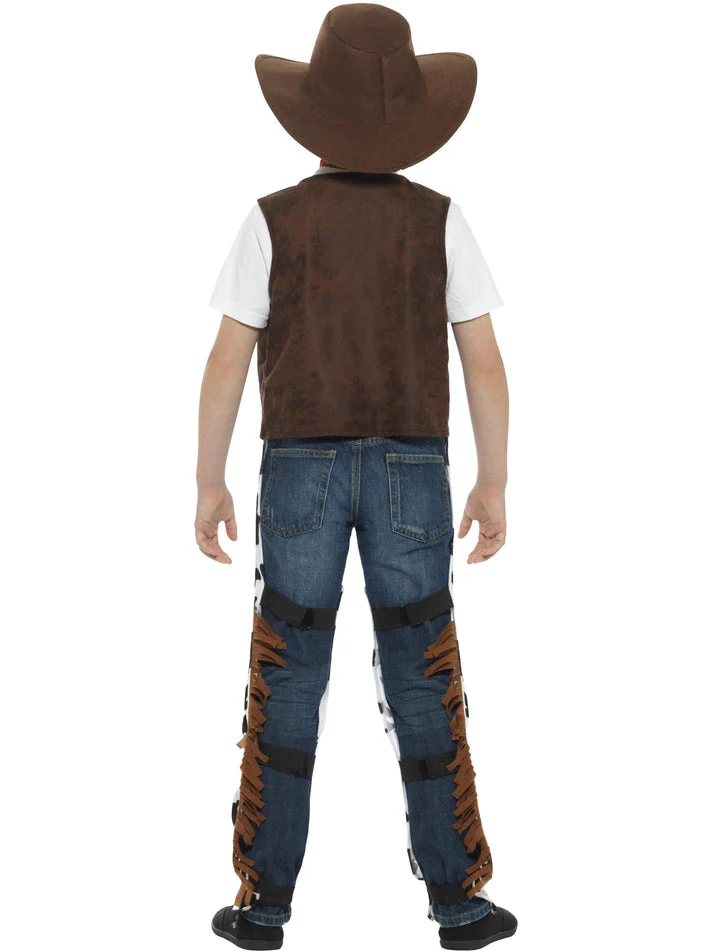 Small Texan Cowboy Brown Costume - Image 3