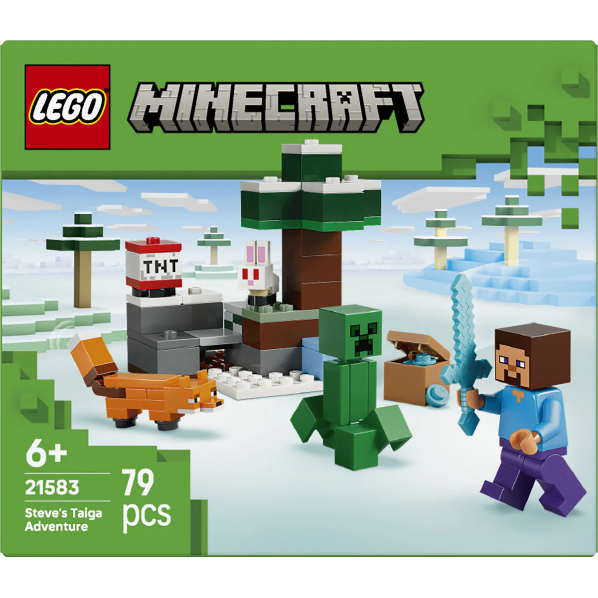 LEGO Minecraft Steve’s Taiga Adventure Toy 21583 - Image 3