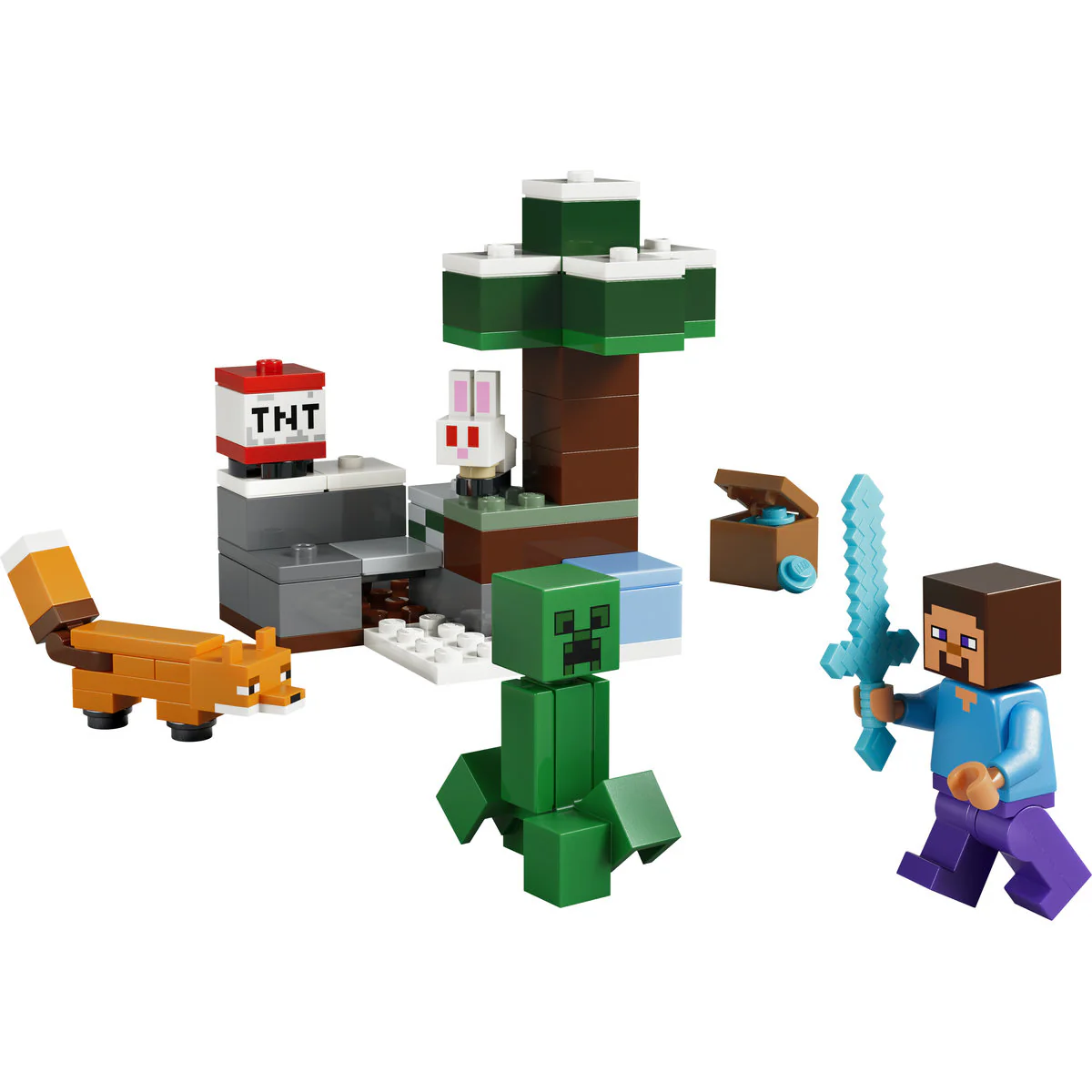 LEGO Minecraft Steve’s Taiga Adventure Toy 21583 - Image 5