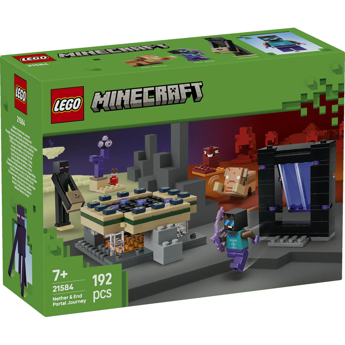 LEGO Minecraft Nether & End Portal Journey Toy 21584 - Image 2