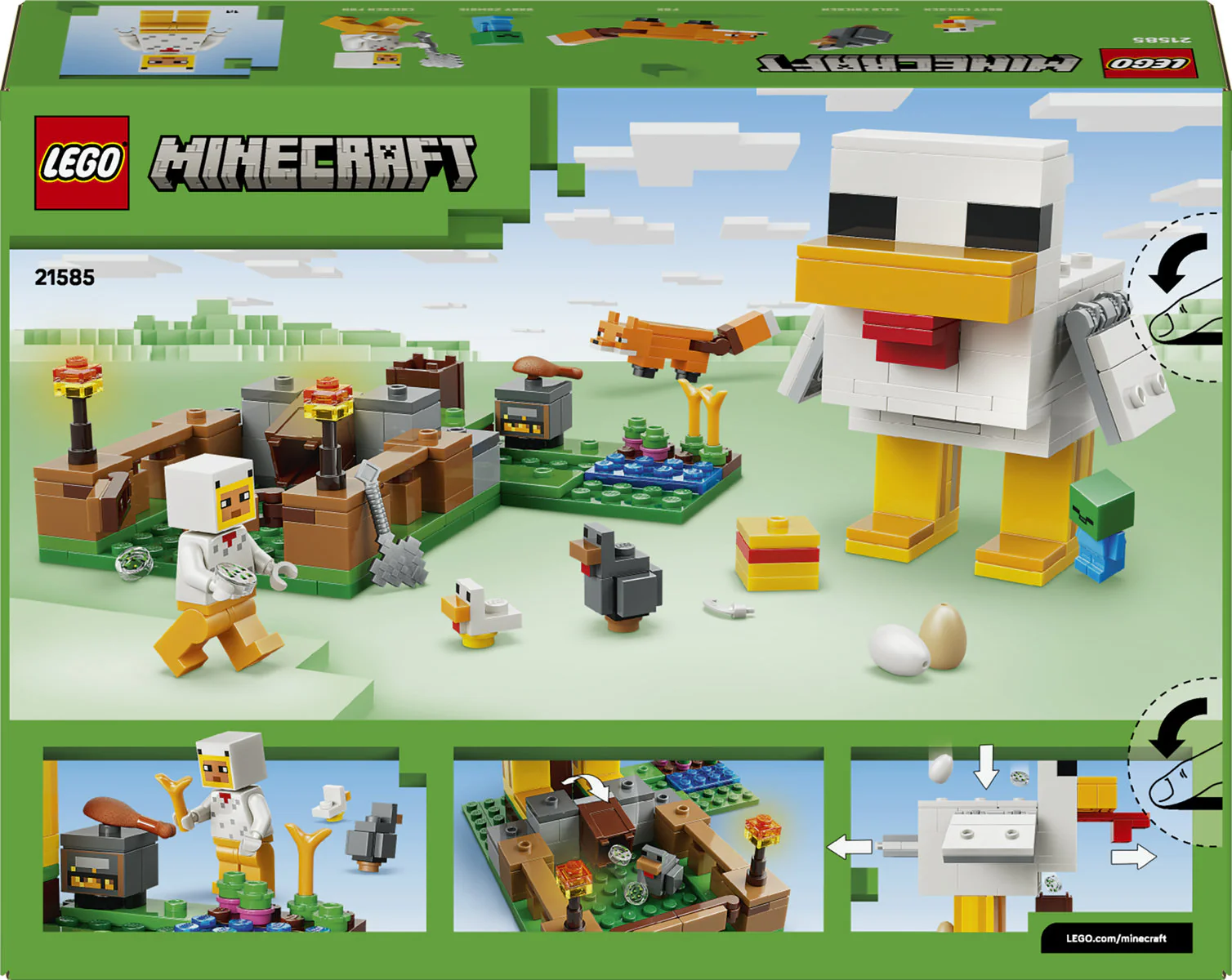 LEGO Minecraft Chicken Farm Gaming Toy 21585 - Image 4