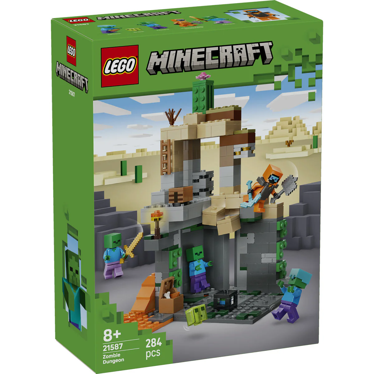 LEGO Minecraft Zombie Dungeon Building Toy 21587 - Image 2