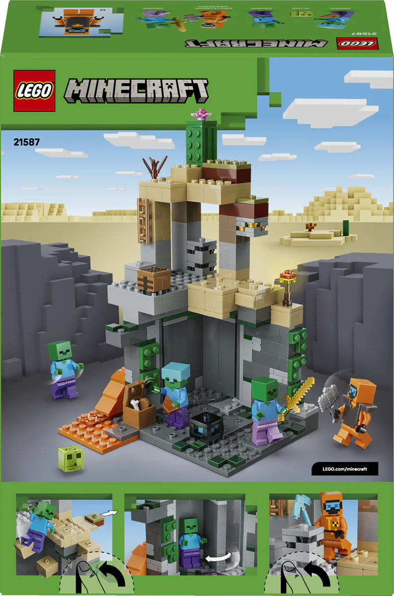 LEGO Minecraft Zombie Dungeon Building Toy 21587 - Image 4