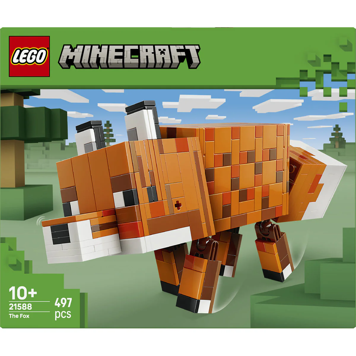 LEGO Minecraft The Fox Toy - Gaming Decor Gift 21588 - Image 3