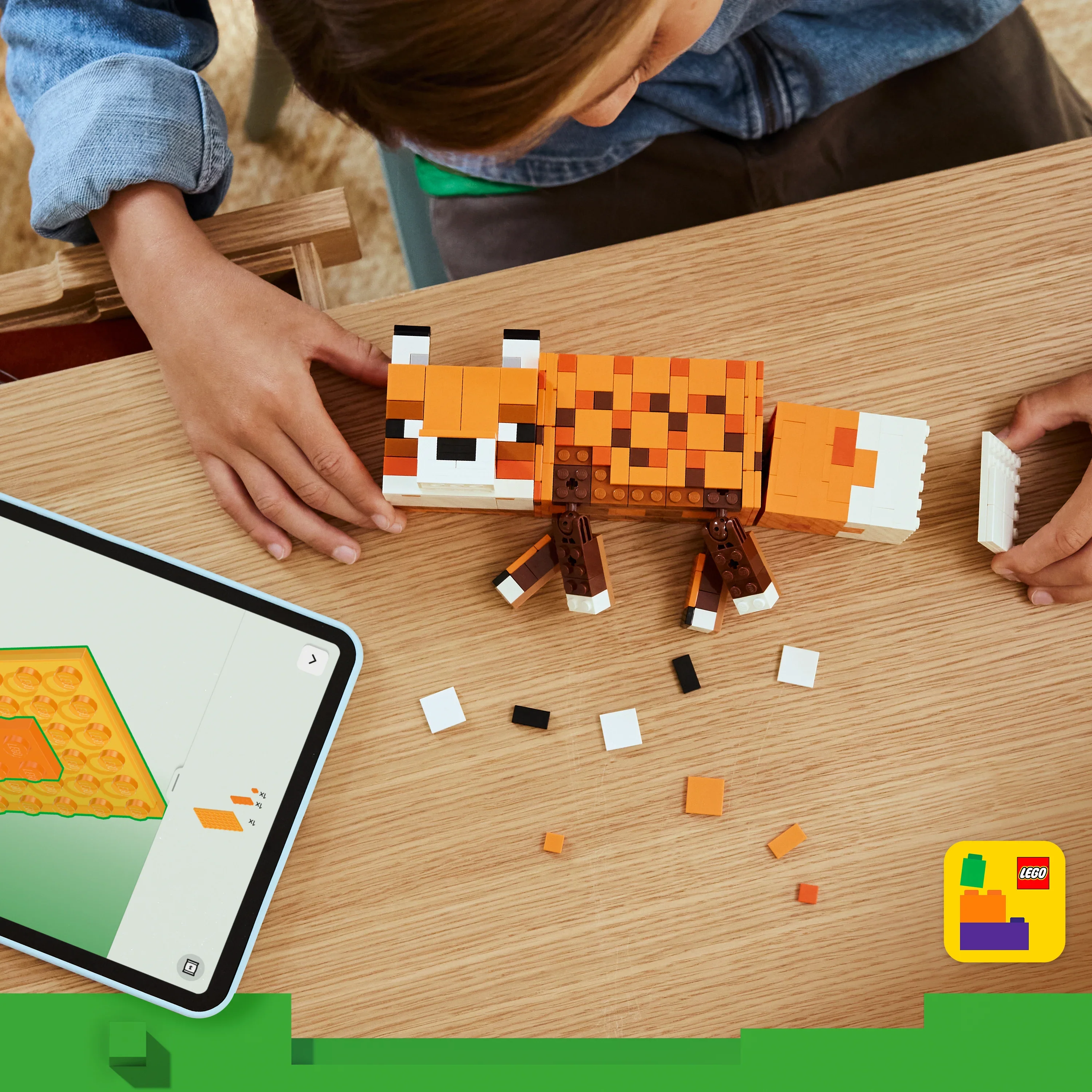LEGO Minecraft The Fox Toy - Gaming Decor Gift 21588 - Image 6