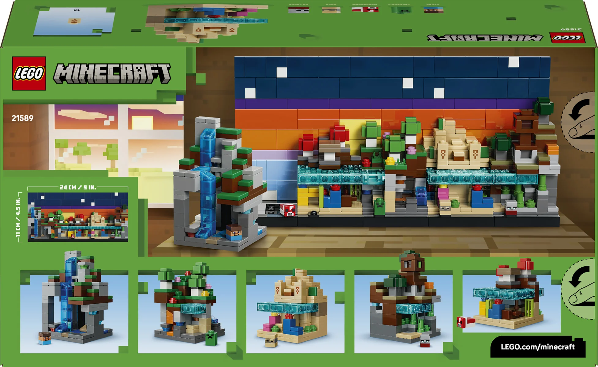 LEGO Minecraft Mini Biomes Building Toy 21589 - Image 4