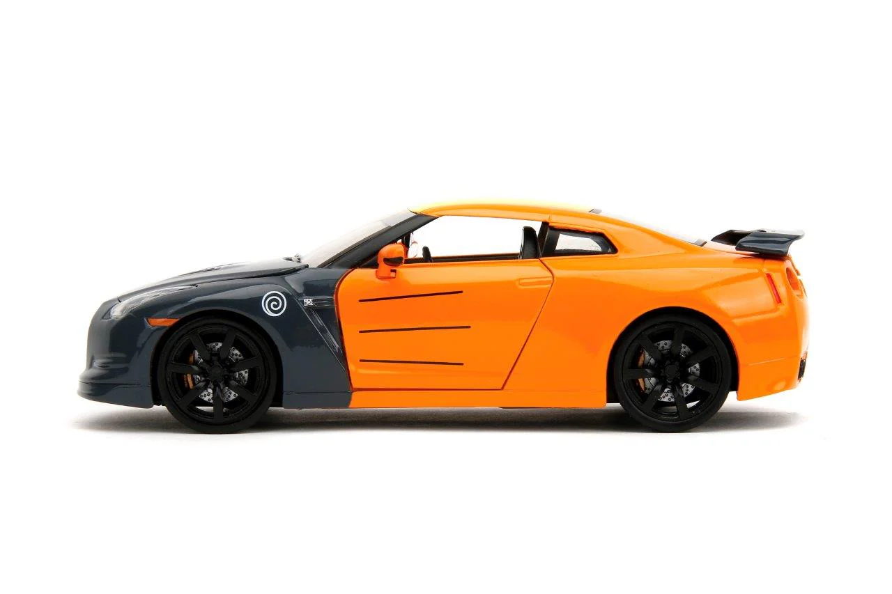 Naruto Shippenden 2009 Nissan GTR 1:24 Scale Die Cast Vehicle with Naruto Figure - Image 2
