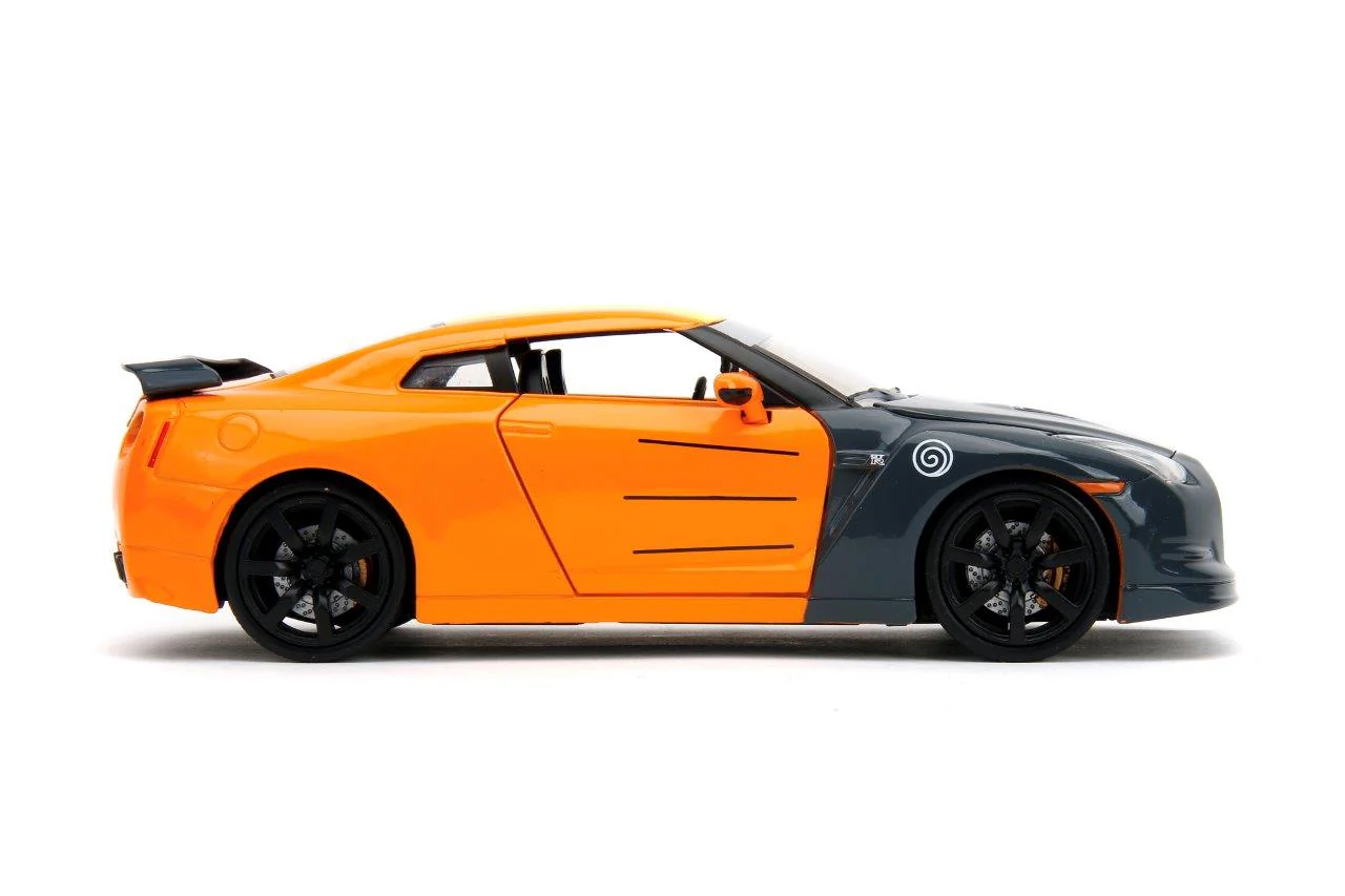 Naruto Shippenden 2009 Nissan GTR 1:24 Scale Die Cast Vehicle with Naruto Figure - Image 3