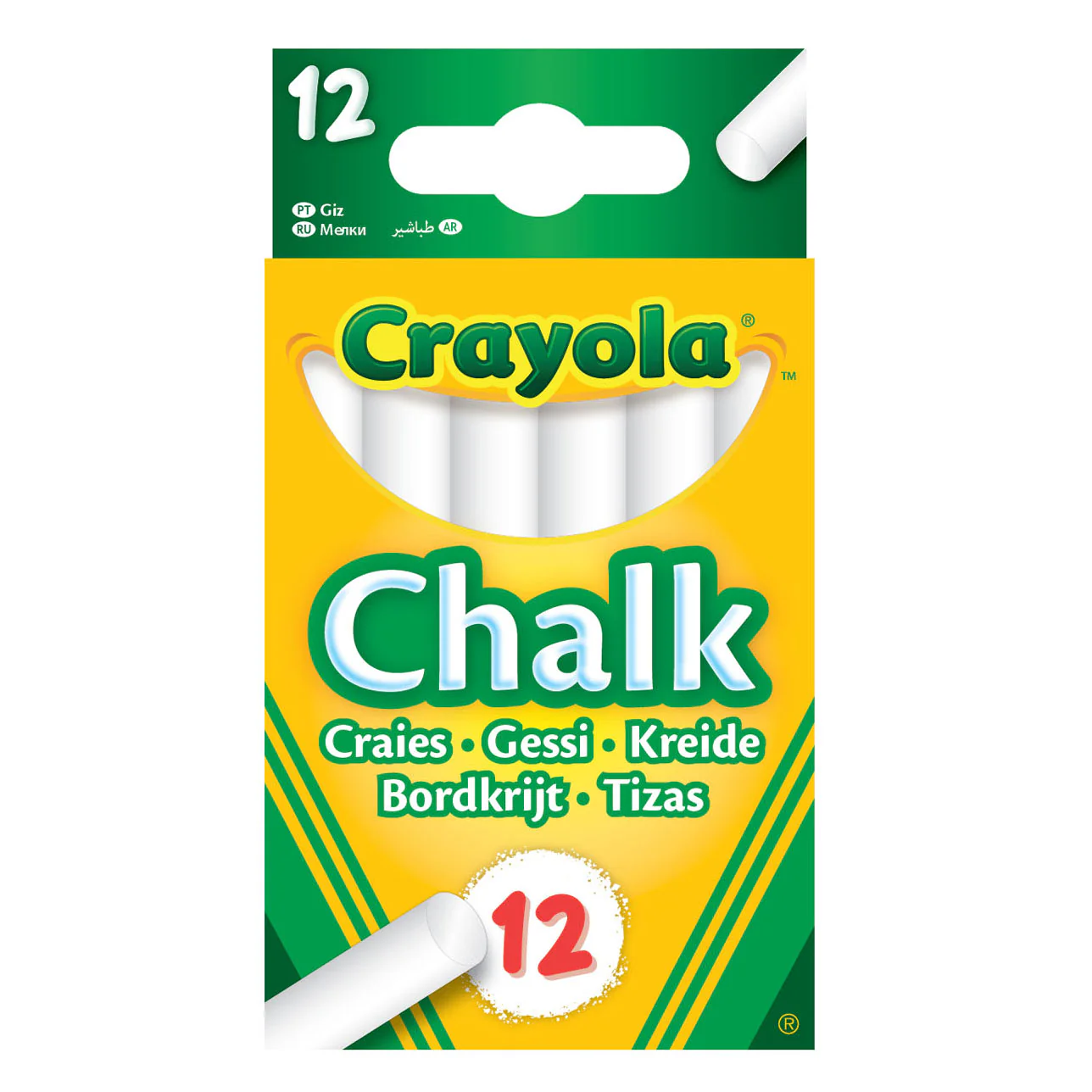 Crayola 12 White Chalk