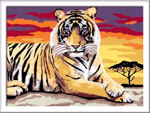 CreArt - Paint by Numbers Majestic Tiger - Image 3