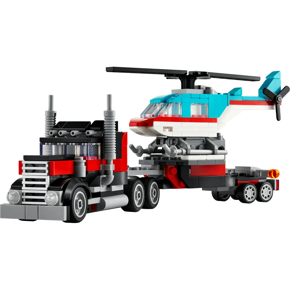 LEGO Creator 3in1 Flatbed Truck with Helicopter 31146 - Image 5
