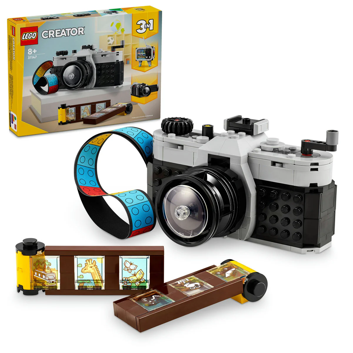 LEGO Creator 3in1 Retro Camera Toy Set 31147 - Image 4