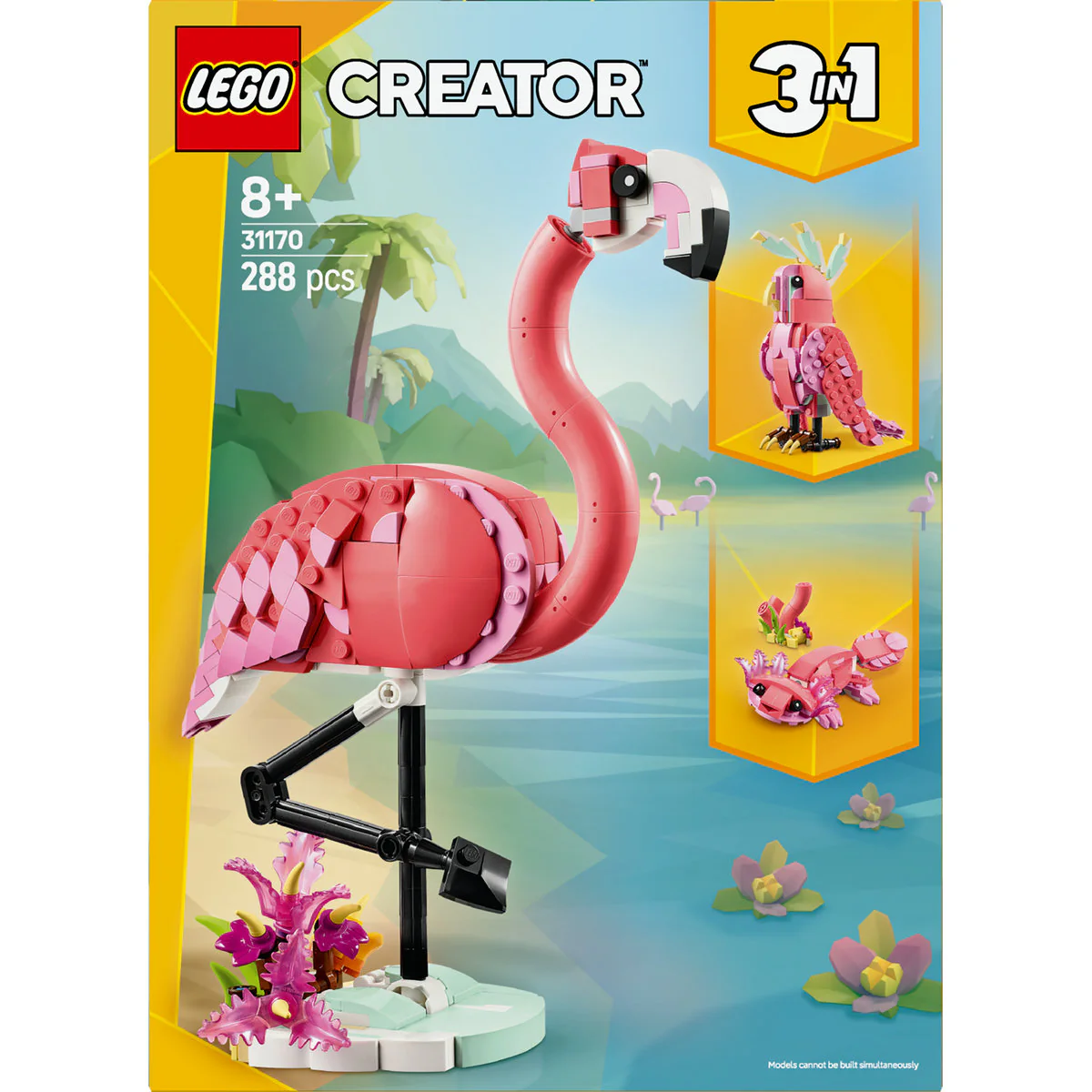 LEGO Creator 3in1 Wild Animals: Pink Flamingo 31170 - Image 2