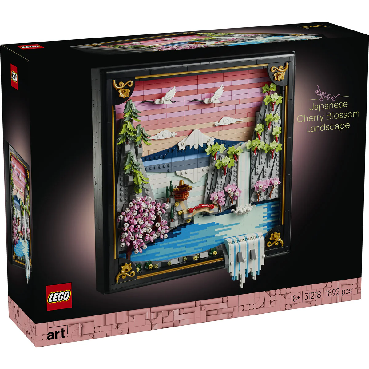 LEGO Art Japanese Cherry Blossom Landscape Set 31218 - Image 2