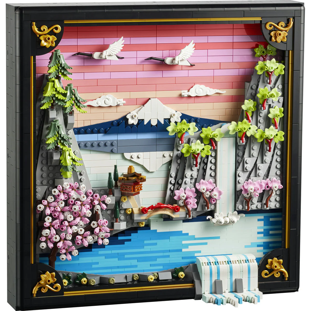 LEGO Art Japanese Cherry Blossom Landscape Set 31218 - Image 5