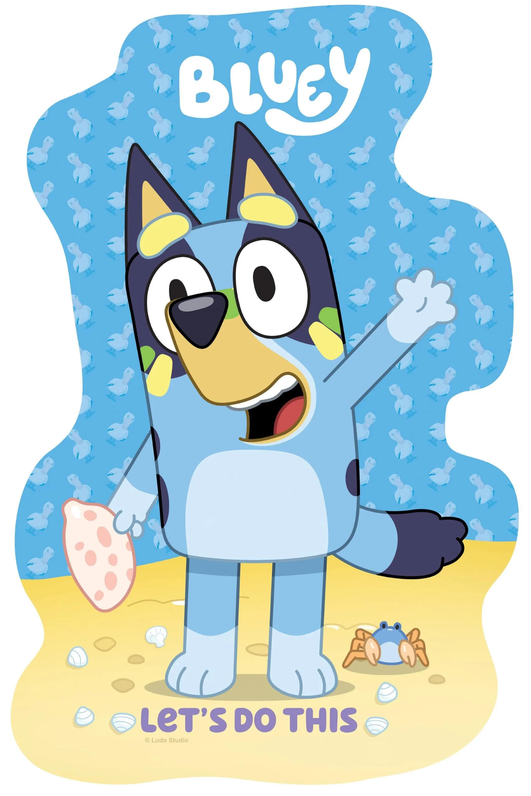 Bluey, 4x Large Shaped Puzzles - Image 5