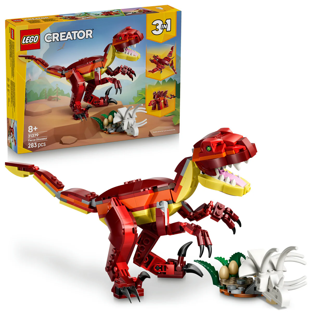 LEGO Creator 3in1 Fierce Dinosaur Toy 31379