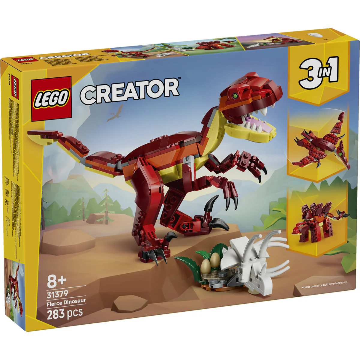 LEGO Creator 3in1 Fierce Dinosaur Toy 31379 - Image 2