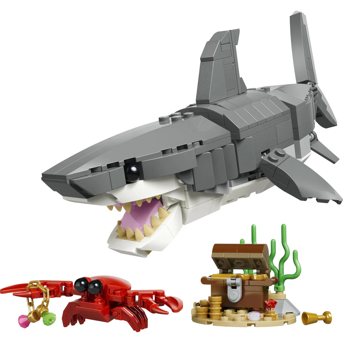 LEGO Creator 3in1 Fierce Shark with a Treasure Chest 31381 - Image 5