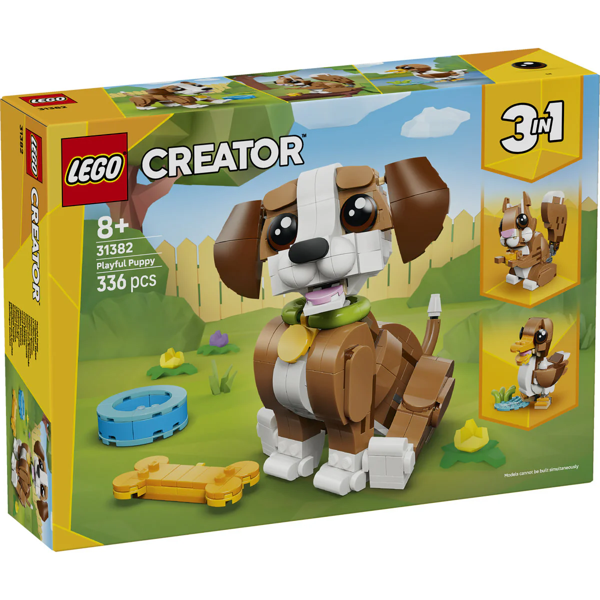 LEGO Creator 3in1 Cute Animals: Playful Puppy Dog 31382 - Image 2