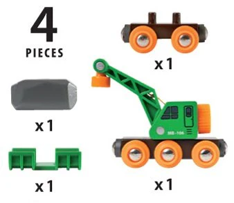 BRIO Clever Crane Wagon - Image 4