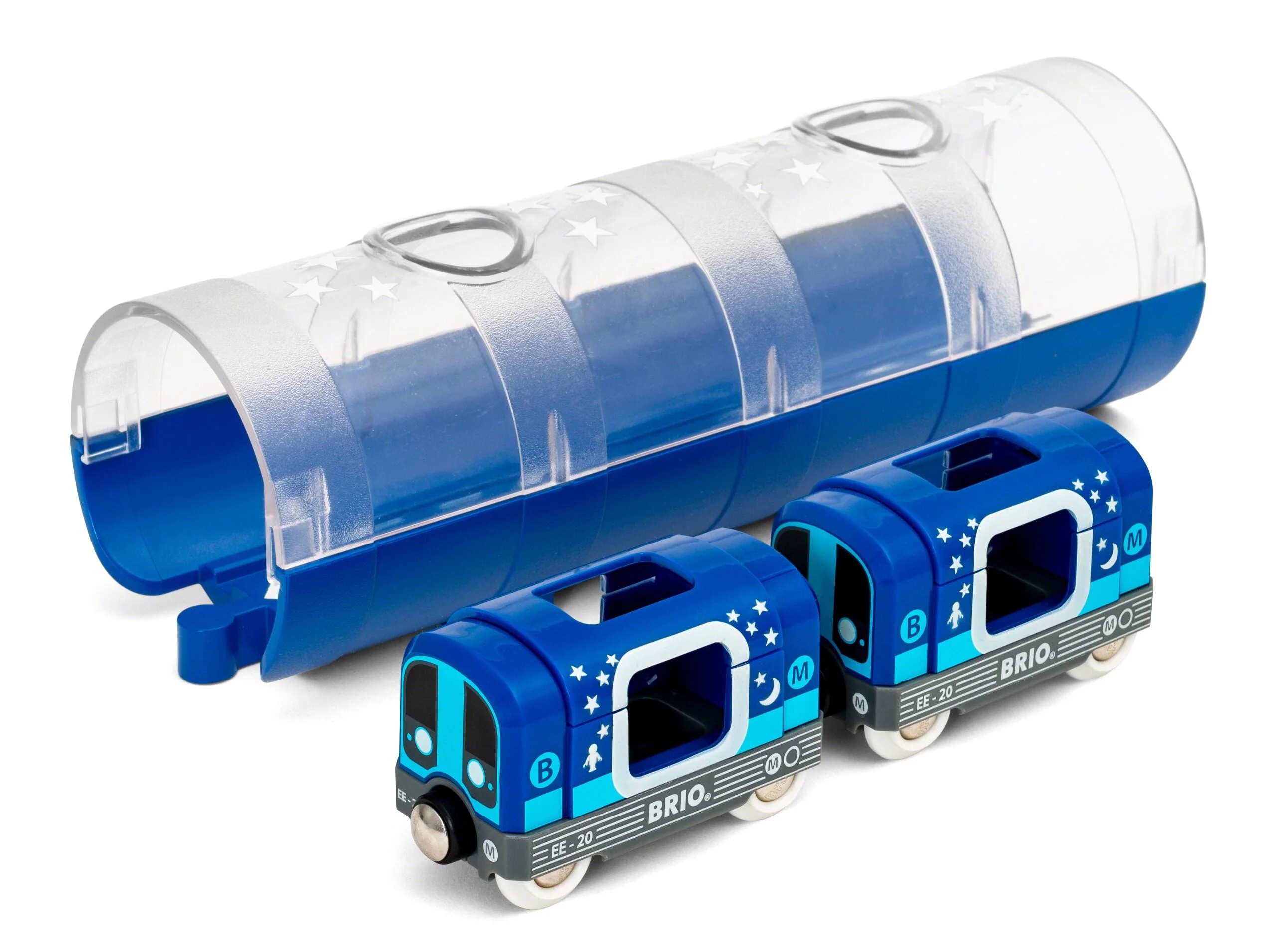 BRIO Tunnel & Glow in the Dark Metro Train - Image 2