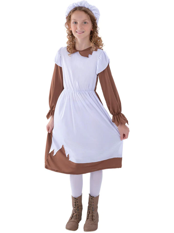 Large Victorian Poor Girl Costume
