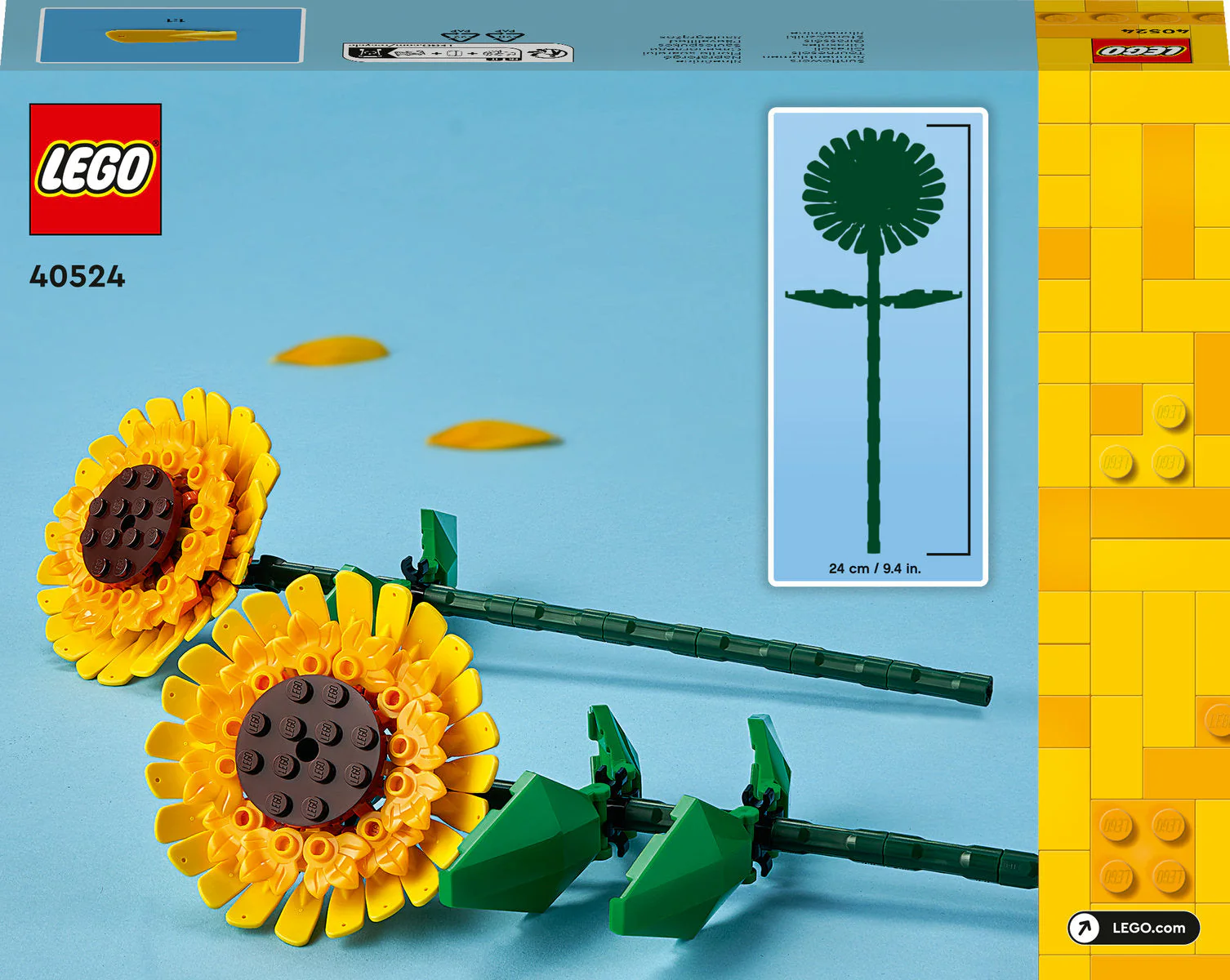 LEGO Creator Sunflowers Flower Decoration Set 40524 - Image 3