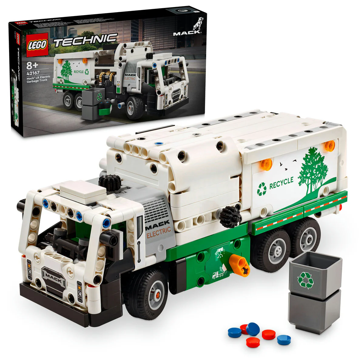LEGO Technic Mack LR Electric Garbage Truck 42167 - Image 4
