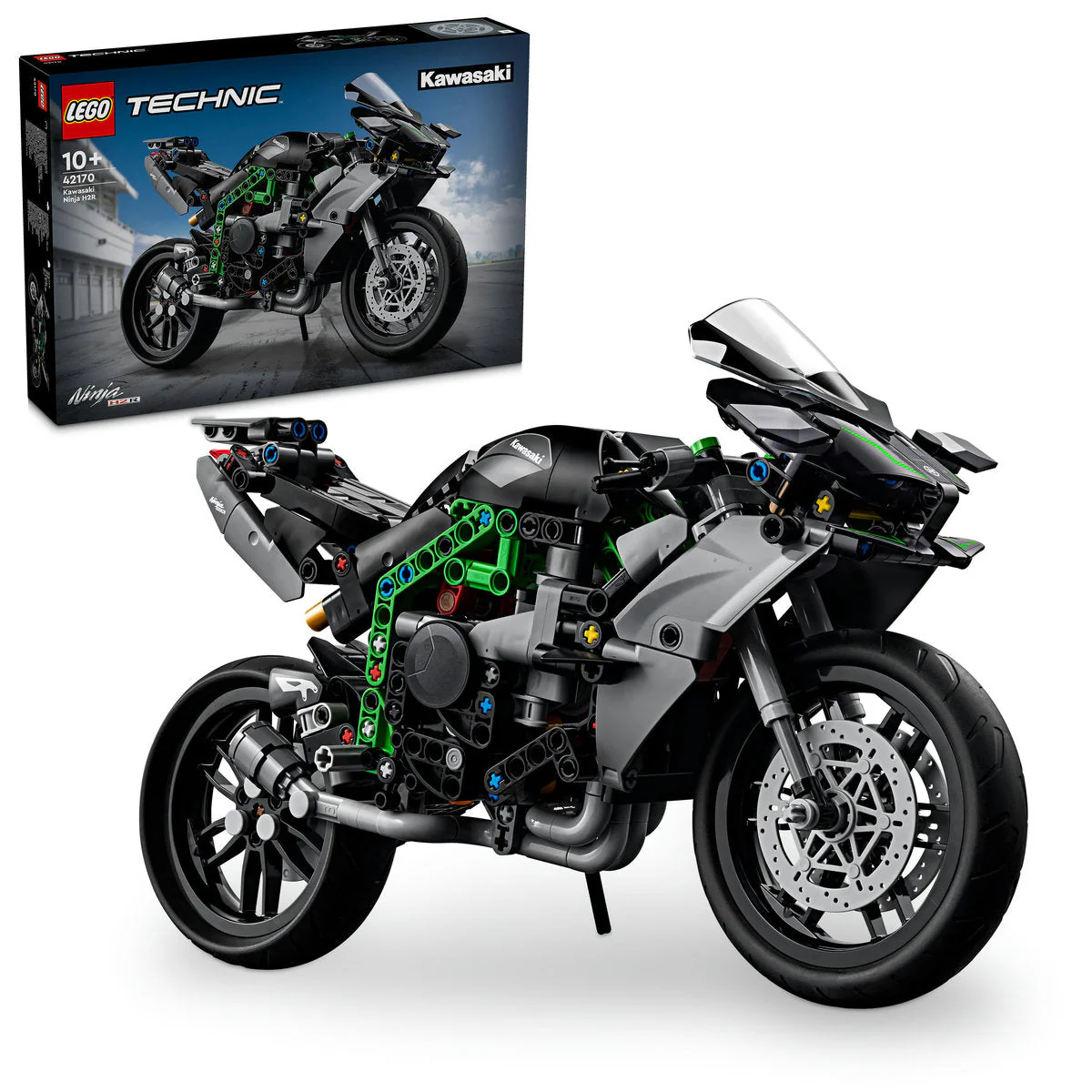 LEGO Technic Kawasaki Ninja H2R Motorcycle Toy 42170 - Image 4