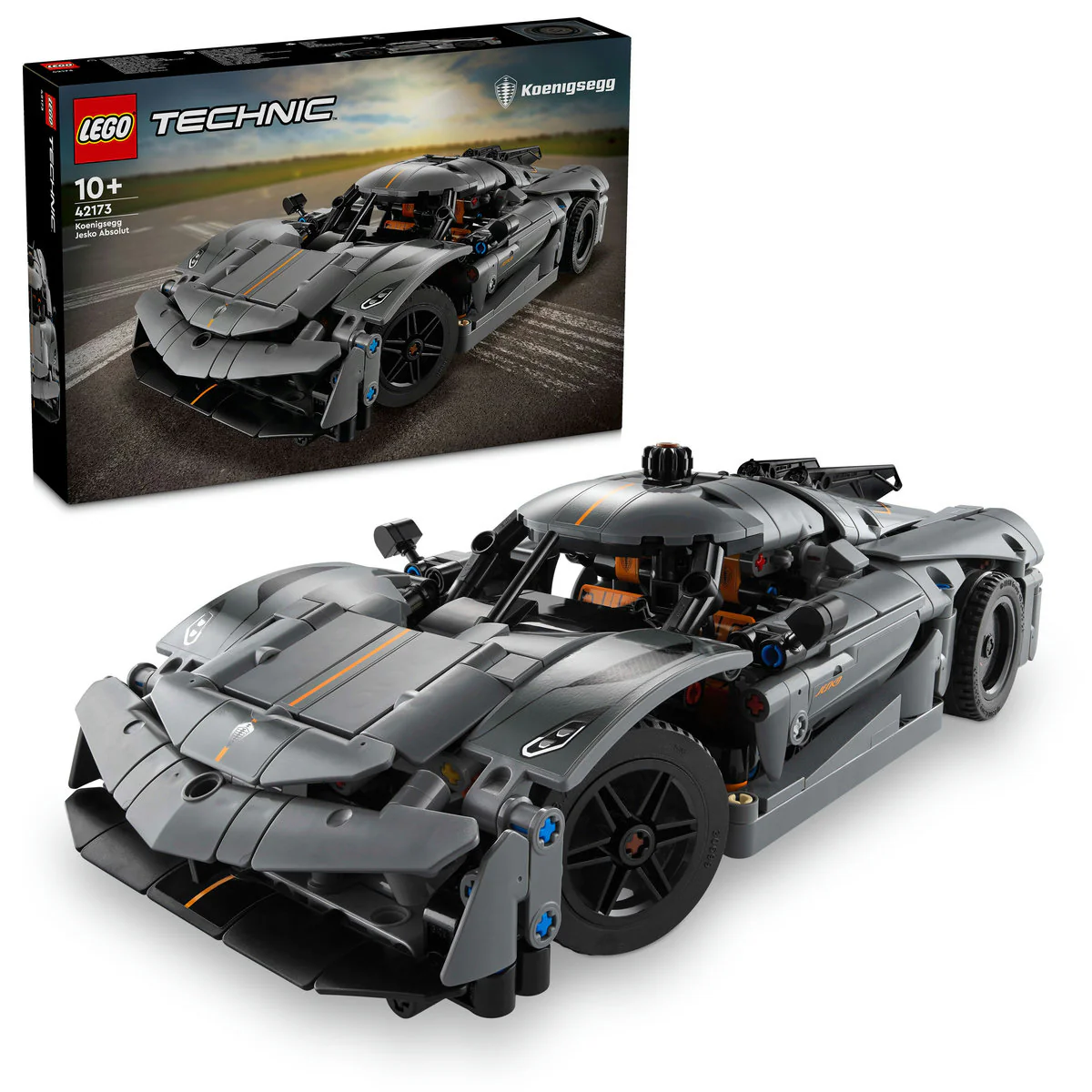 LEGO Technic Koenigsegg Jesko Absolut Grey Hypercar 42173 - Image 4