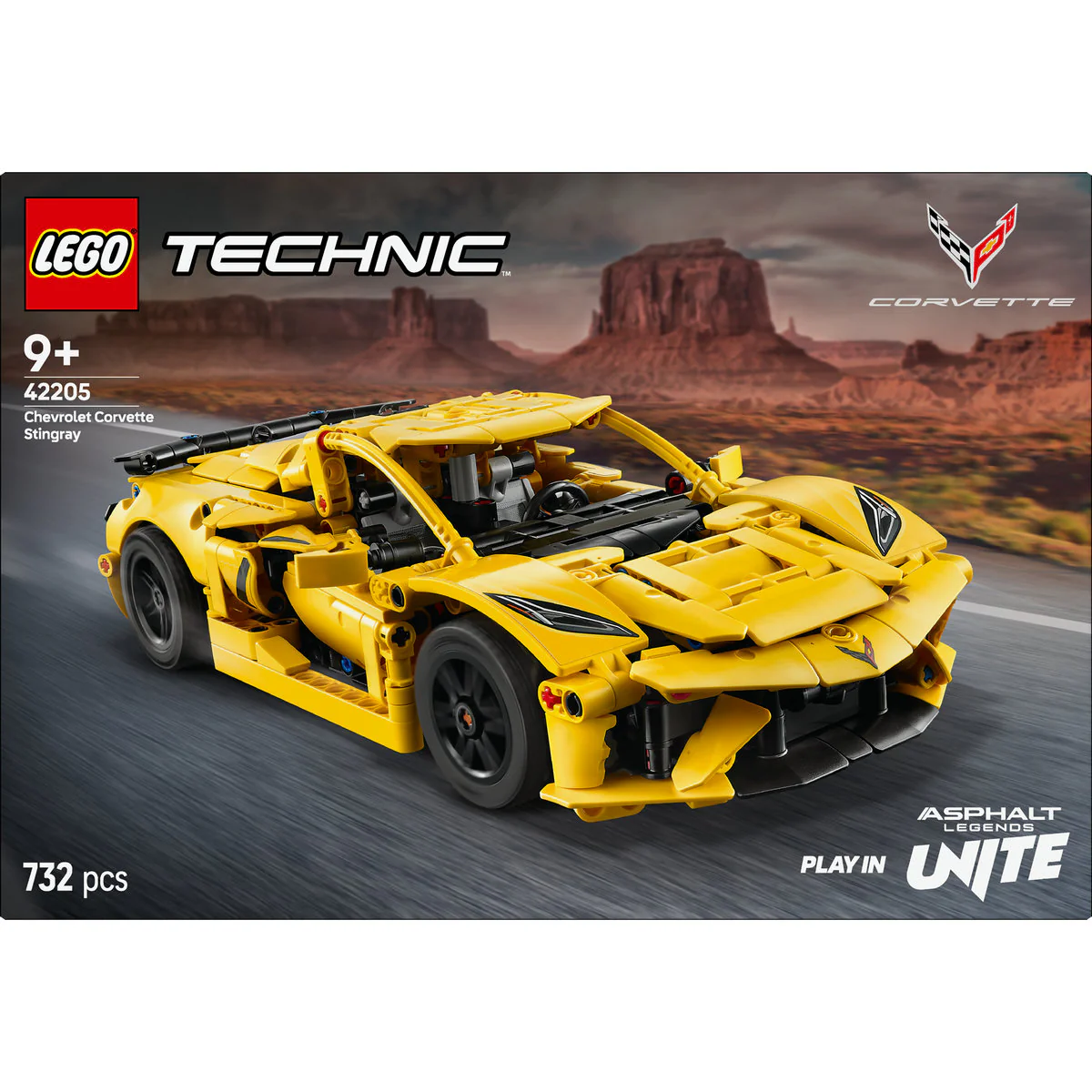 LEGO Technic Chevrolet Corvette Stingray Set 42205 - Image 2