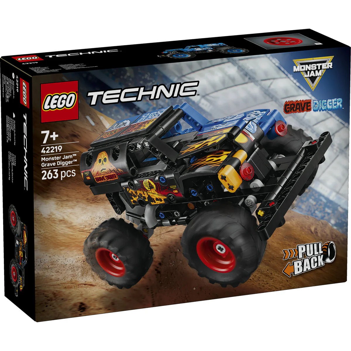 LEGO Technic Monster Jam Grave Digger Fire and Ice 42219 - Image 2