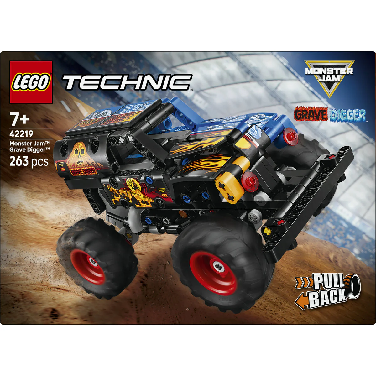 LEGO Technic Monster Jam Grave Digger Fire and Ice 42219 - Image 3