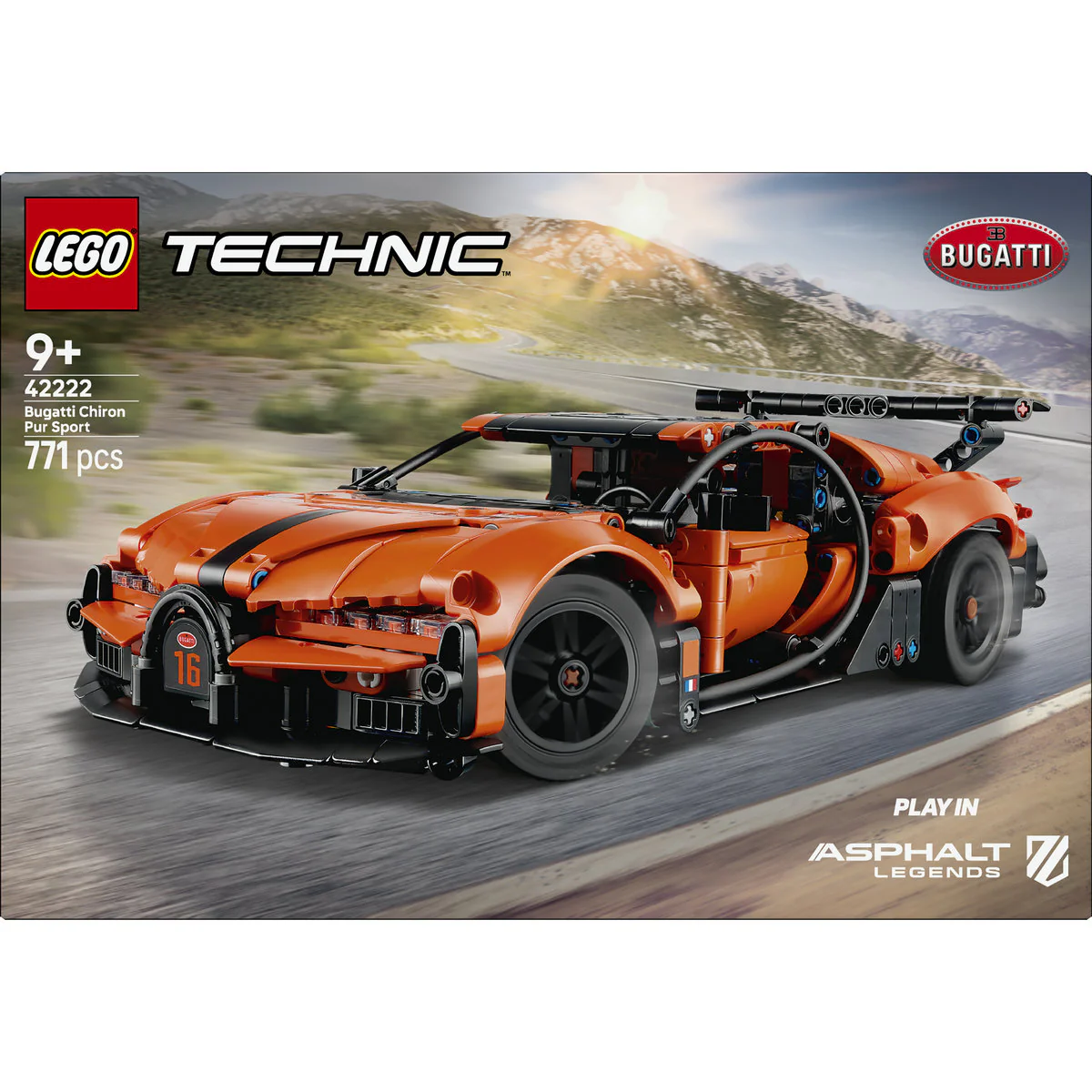 LEGO Technic Bugatti Chiron Pur Sport Hypercar 42222 - Image 3