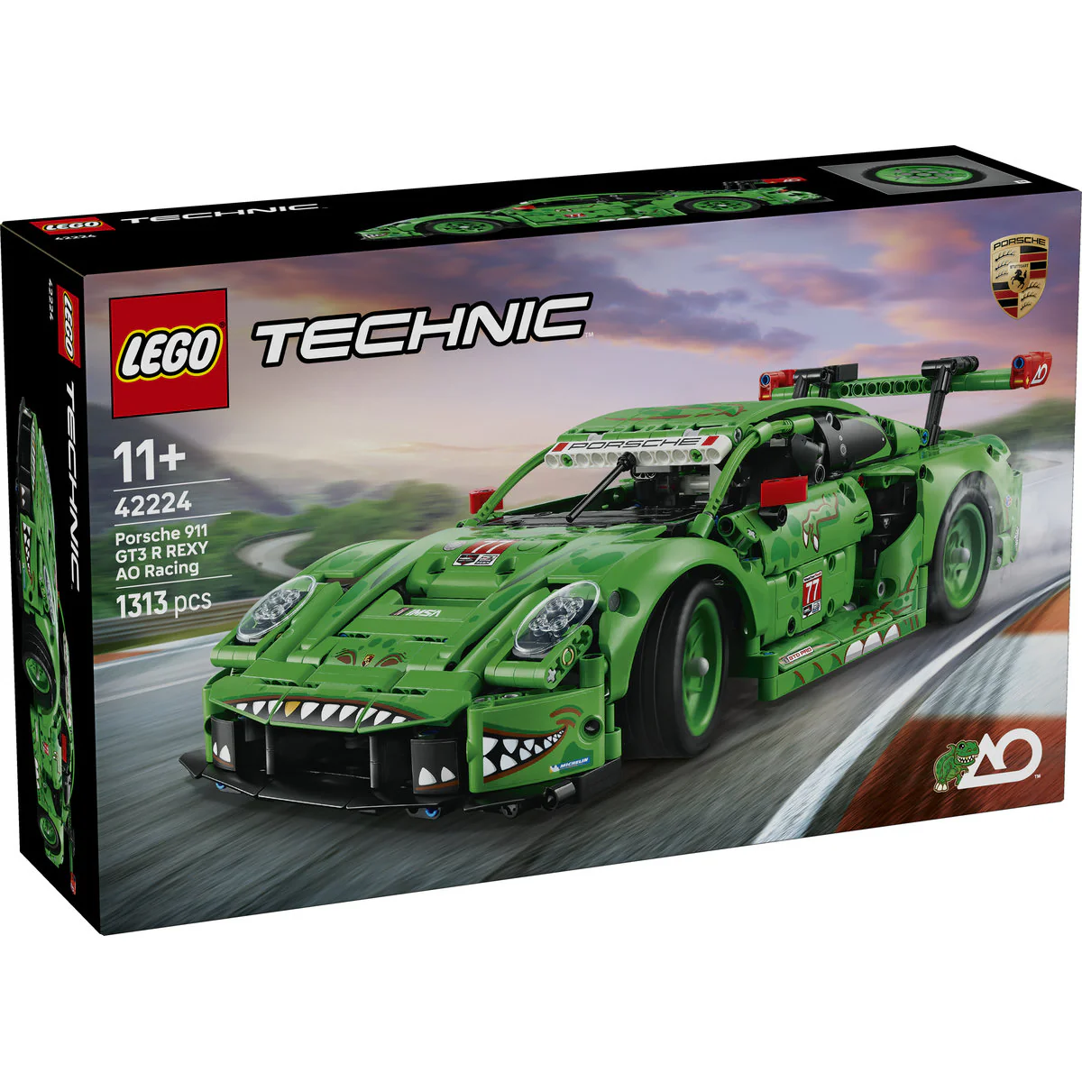 LEGO Technic Porsche 911 GT3 R REXY AO Racing Car 42224 - Image 2