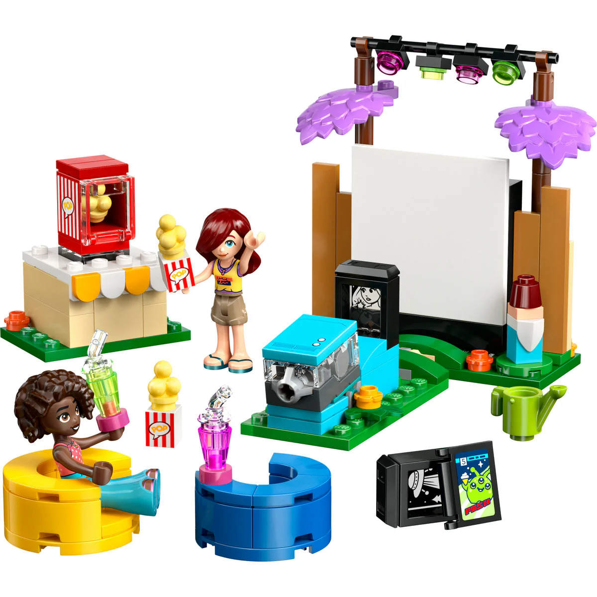 LEGO Friends Friendship Movie Night Pretend-Play Toy Building Kit 42642 - Image 5