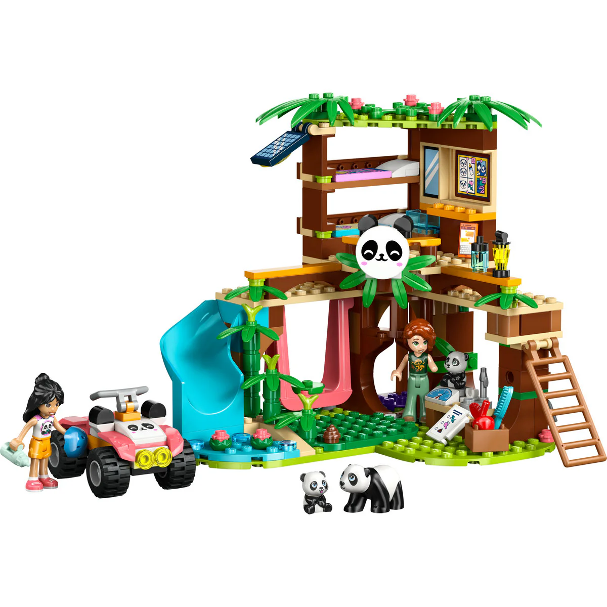 LEGO Friends Panda Sanctuary Animal Care Building Set Toy 42648 - Image 5