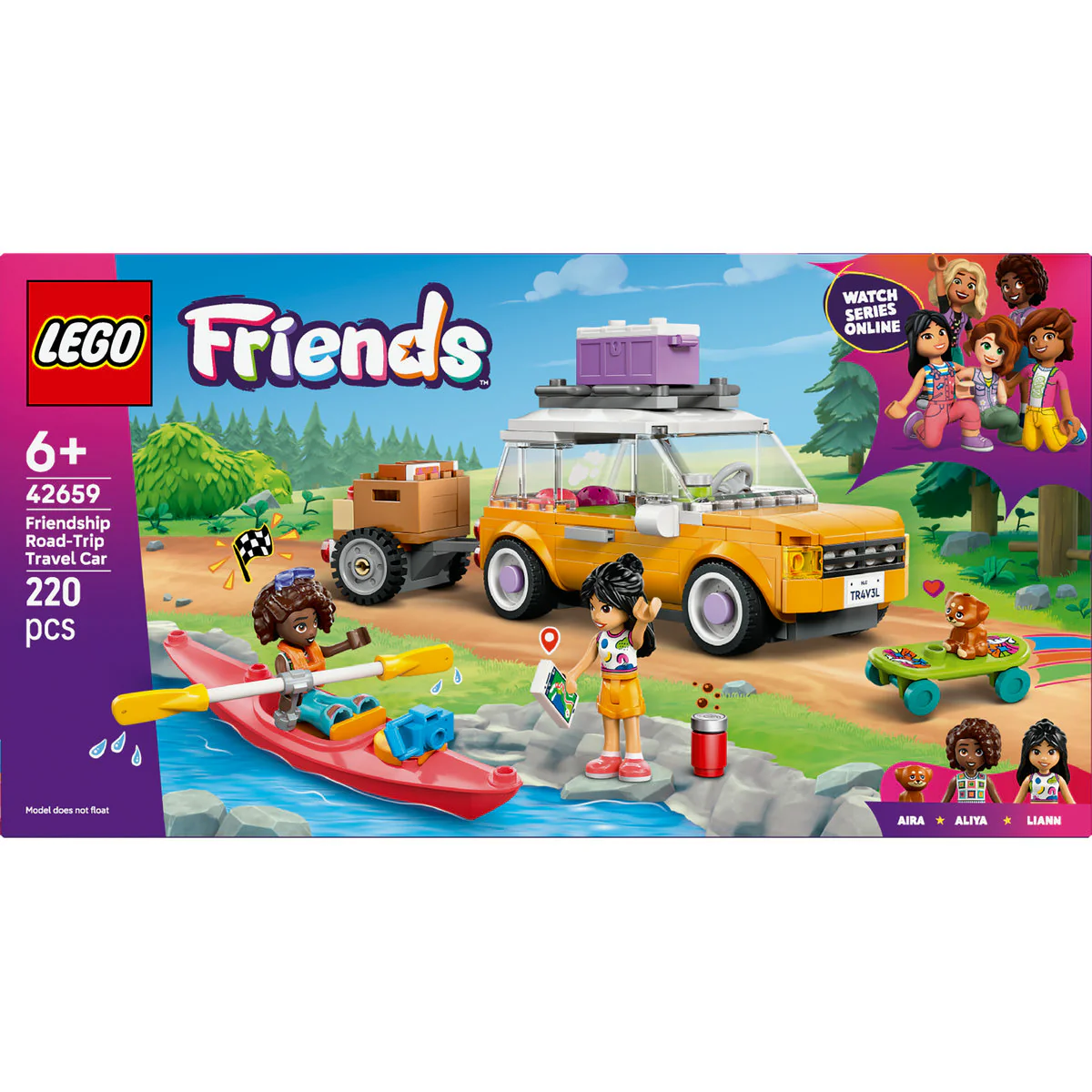 LEGO Friends Friendship Road-Trip Travel Car Building Set 42659 - Image 2