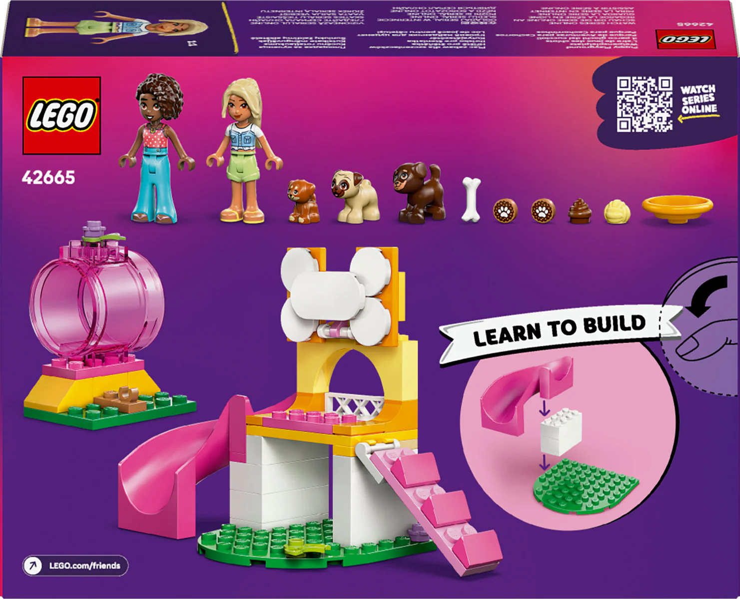 LEGO Friends Puppy Playground Building Kit, Dog Toy for Pretend Play 42665 - Image 3