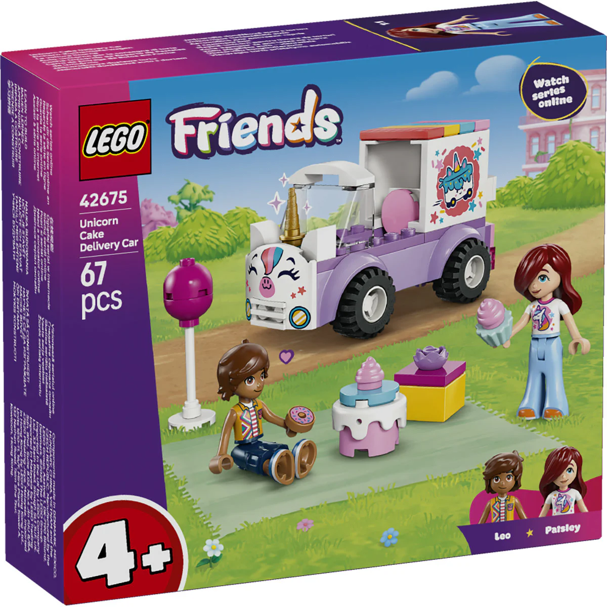 LEGO Friends Unicorn Cake Delivery Car Toy 42675 - Image 2