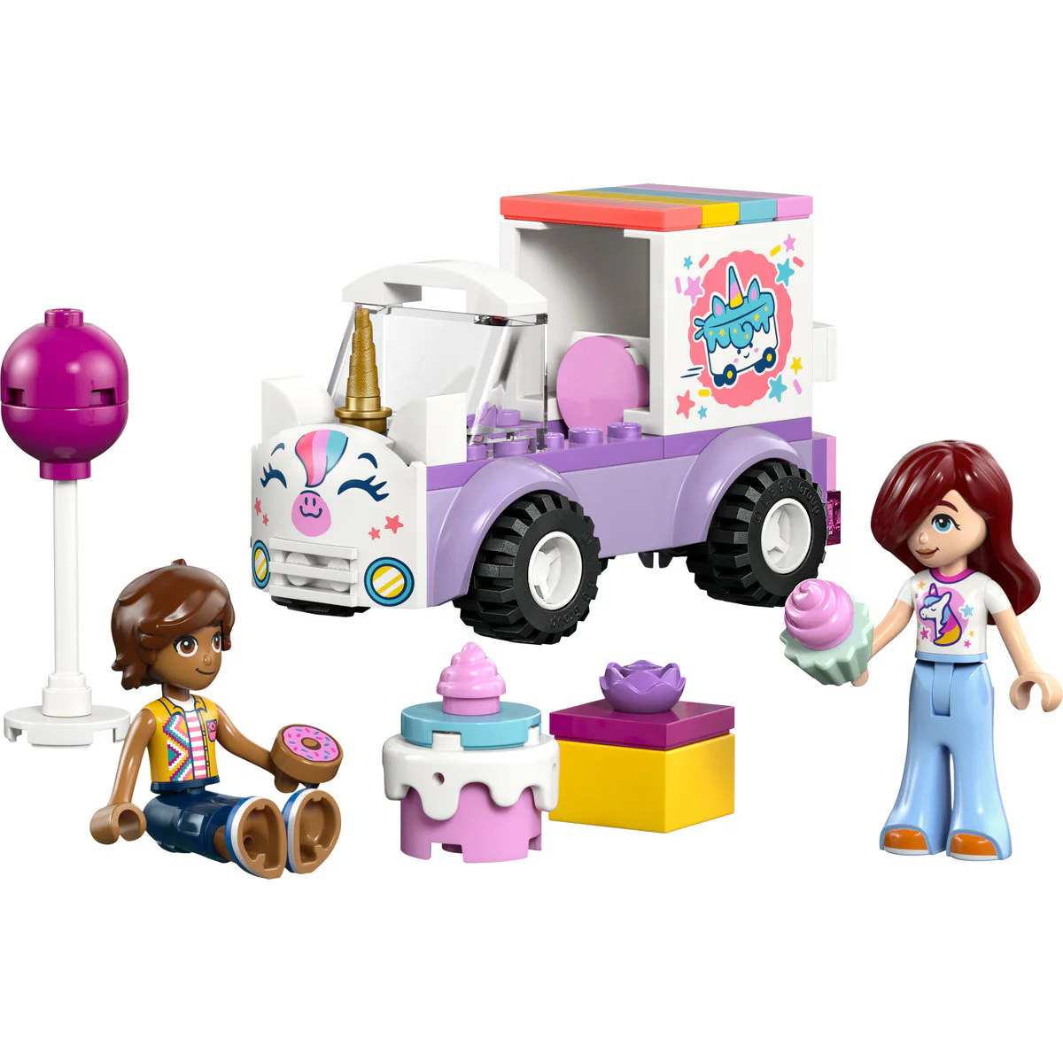 LEGO Friends Unicorn Cake Delivery Car Toy 42675 - Image 5