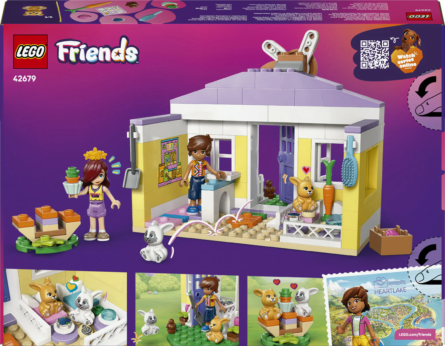 LEGO Friends Heartlake City Bunny Hotel Toy 42679 - Image 4