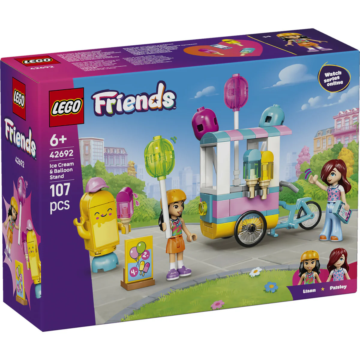 LEGO Friends Ice Cream & Balloon Stand Toy 42692 - Image 2