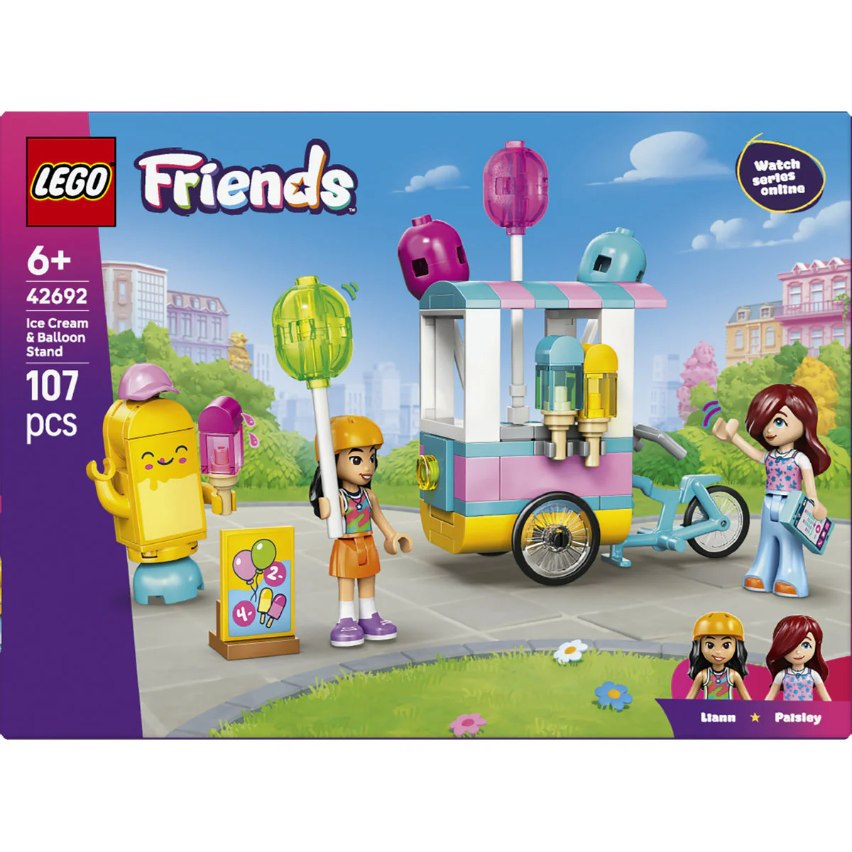 LEGO Friends Ice Cream & Balloon Stand Toy 42692 - Image 3