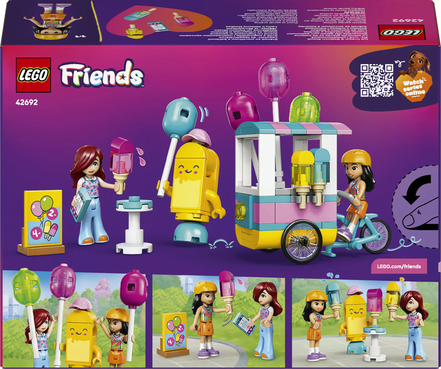 LEGO Friends Ice Cream & Balloon Stand Toy 42692 - Image 4