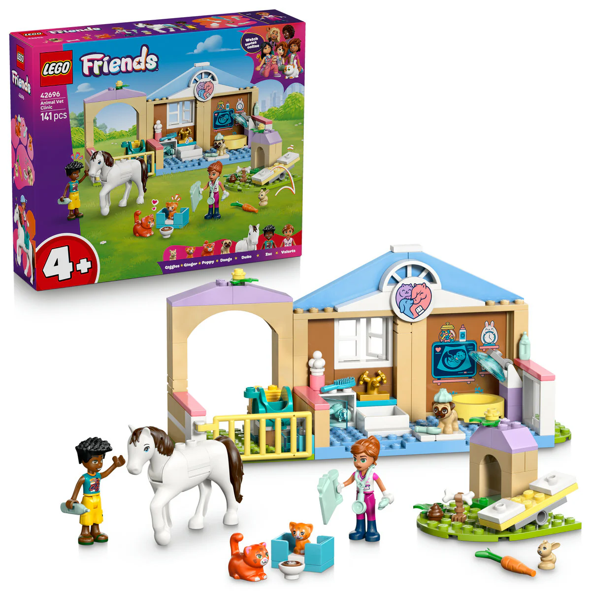 LEGO Friends Animal Vet Clinic Toy Playset 42696